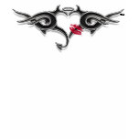 ANGEL DEVIL TRIBAL HEART LOGO CAMI t-shirts