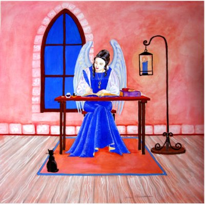 Angel Diary Photo Sculpture by Leenasart