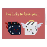 Angel Dice & Devil Dice "Lucky to Have You" Greeting Cards