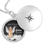 Angel Dog Pet Memorial Personalized Locket