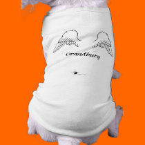 Angel Dog Wings Personalized Doggie Shirt
