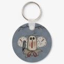 Angel Doll & Crow keychains