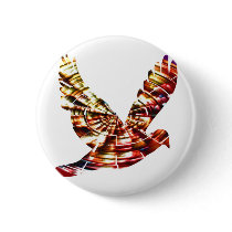 Angel Dove - Sparkling Red Cosmic Energy buttons by doonagiri Angel Dove - Sparkling Red Cosmic Energy buttons