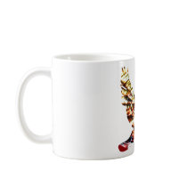 Angel Dove - Sparkling Red Cosmic Energy mugs by doonagiri Angel Dove - Sparkling Red Cosmic Energy mugs