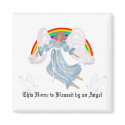 Angel & Doves Magnet by CreativeArtist Angel & Doves Magnet