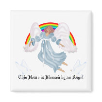 Angel & Doves  Magnet