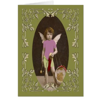 Angel Drum Girl card