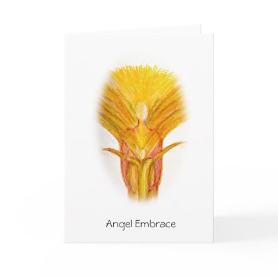 Angel Embrace - Greeting Card by lilastar
