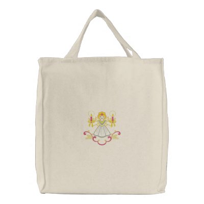 Angel Embroidered Bag by mothersdaytshirts