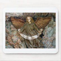 Ángel en la gruta alfombrillas de ratones