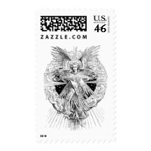 Angel Excelsius Deo Stamp