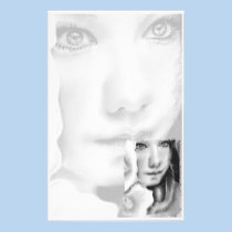 Angel Eyes Stationery stationery