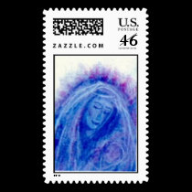 Angel Faces4 postage by harmonyart Angel Faces4 postage
