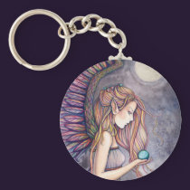 Angel Fairy Keychain by Molly Harrison keychains