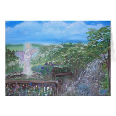 Angel Falls by Harmony Greeting Card by harmonyart