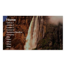 Angel Falls on Auyan Tepui, Venezuela Business Cards