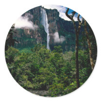 Angel Falls Round Sticker