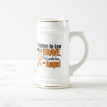 Angel Father-In-Law Leukemia Mug