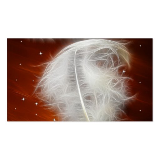 Angel Feather 2 Business Card (back side)