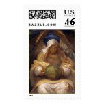 Angel - Fine Art Christmas Stamps - Large