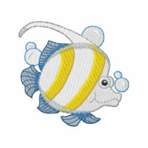 Angel Fish embroidered shirts