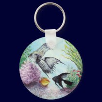 Angel Fish Keychain