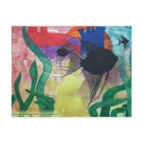 Angel Fish Postcard