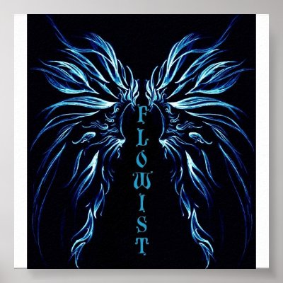 angel Flowist Poster by dman71215