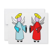 Angel for Christmas invitations by manceryder Angel for Christmas invitations