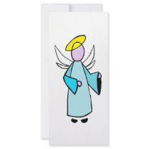 Angel for Christmas rack cards by manceryder Angel for Christmas rack cards