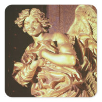 Angel from the tabernacle in the Blessed Square Stickers