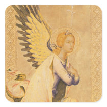 Angel Gabriel Square Stickers