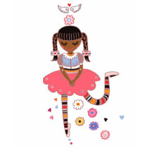 Angel Girl Afro-American t-shirts