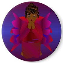 Angel Girl buttons by Yve_13 Angel Girl buttons