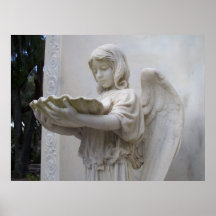 Angel Girl figure Bonaventure Savannah Georgia GA Print