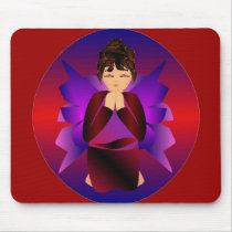 "Angel Girl I" Mousepad - Customizable by Yve_13 "Angel Girl I" Mousepad - Customizable