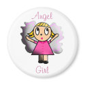 Angel Girl magnets by Perlyyyy Angel Girl magnets