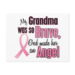 Angel GRANDMA Breast Cancer T-Shirts & Apparel Post Card