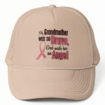 Angel GRANDMOTHER Breast Cancer T-Shirts & Apparel Trucker Hat