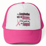 Angel GRANDMOTHER Breast Cancer T-Shirts & Apparel Hats