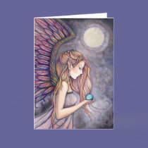 Angel Greeting Card ~ Blank by robmolily Angel Greeting Card ~ Blank