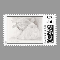 Angel Grounded postage by sharpcreations Angel Grounded postage