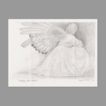 Angel Grounded postcards by sharpcreations Angel Grounded postcards
