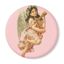 angel harp refrigerator magnets