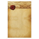 ANGEL HEART RED WAX SEAL PARCHMENT CUSTOM STATIONERY