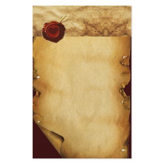 ANGEL HEART RED WAX SEAL PARCHMENT stationery