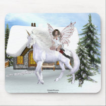 Angel Heart Unicorn Beauties 1 mousepads by UnicornDreams Angel Heart Unicorn Beauties 1 mousepads
