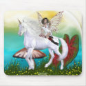 Angel Heart Unicorn White Beauty 1 mousepads by UnicornDreams Angel Heart Unicorn White Beauty 1 mousepads