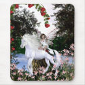 Angel Heart Unicorn White Beauty 4 mousepads by UnicornDreams Angel Heart Unicorn White Beauty 4 mousepads