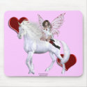 Angel Heart Unicorn White Beauty 4A mousepads by UnicornDreams Angel Heart Unicorn White Beauty 4A mousepads